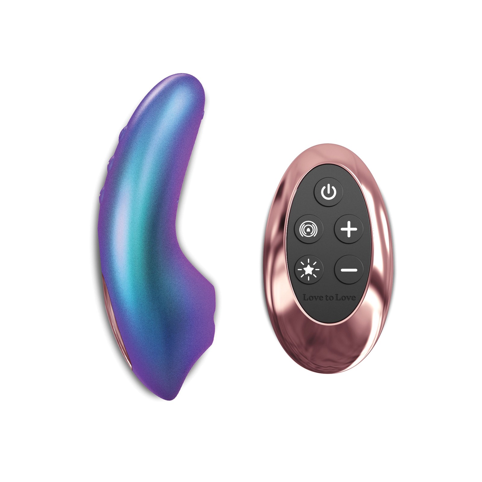 Love to Love Dreamer Mini Lengua Flicker Turquesa Iridiscente - Placer Absoluto