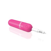 Soft Touch Rechargeable Bullet Vibrator - Pink