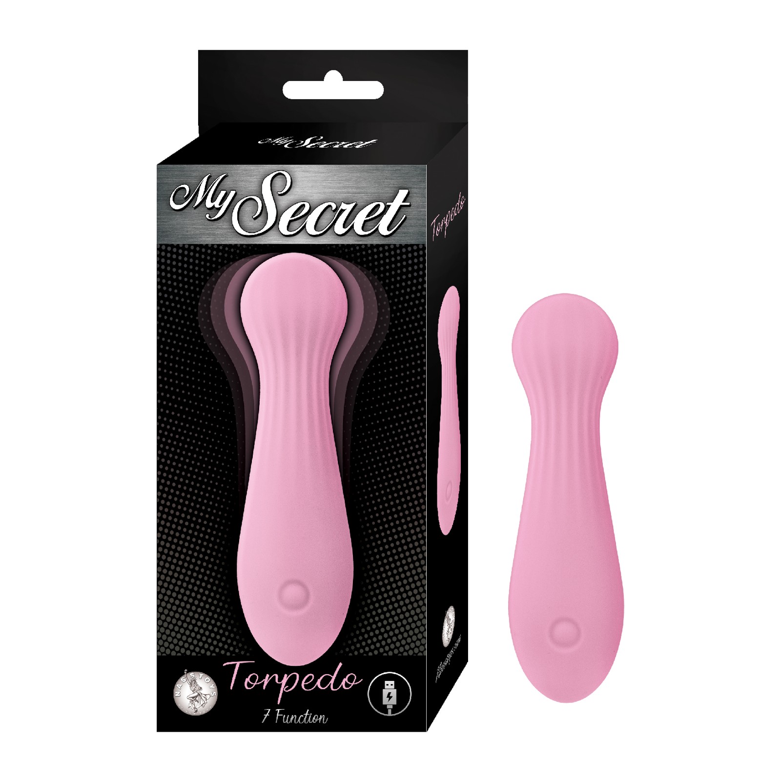 Mi Torpedo Secreto Vibrador Bullet Recargable en Rosa