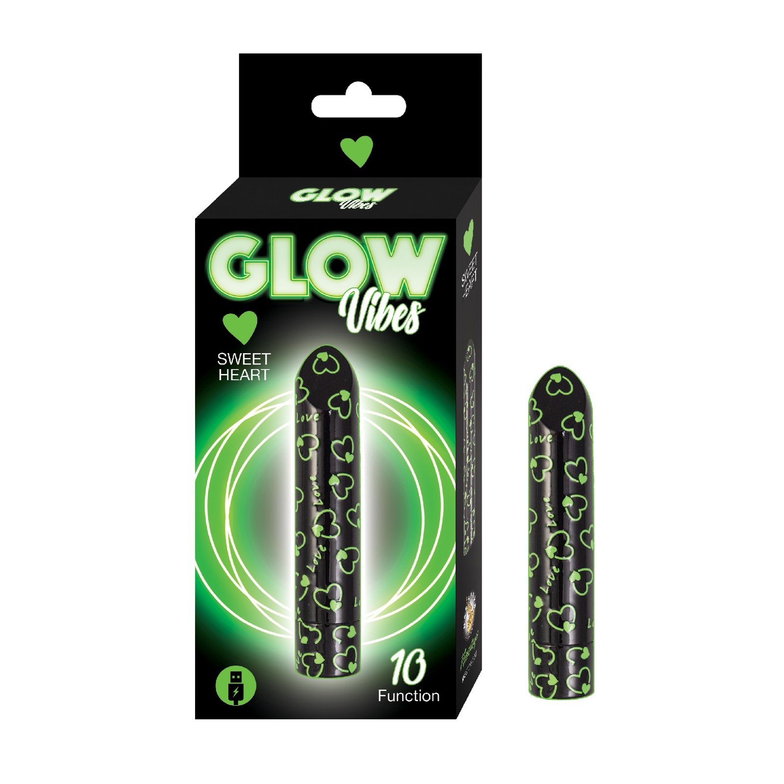 Glow Vibes Sweet Heart Glow in the Dark