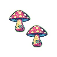 Neva Nude Glitter Shroom Pasties Red Multi