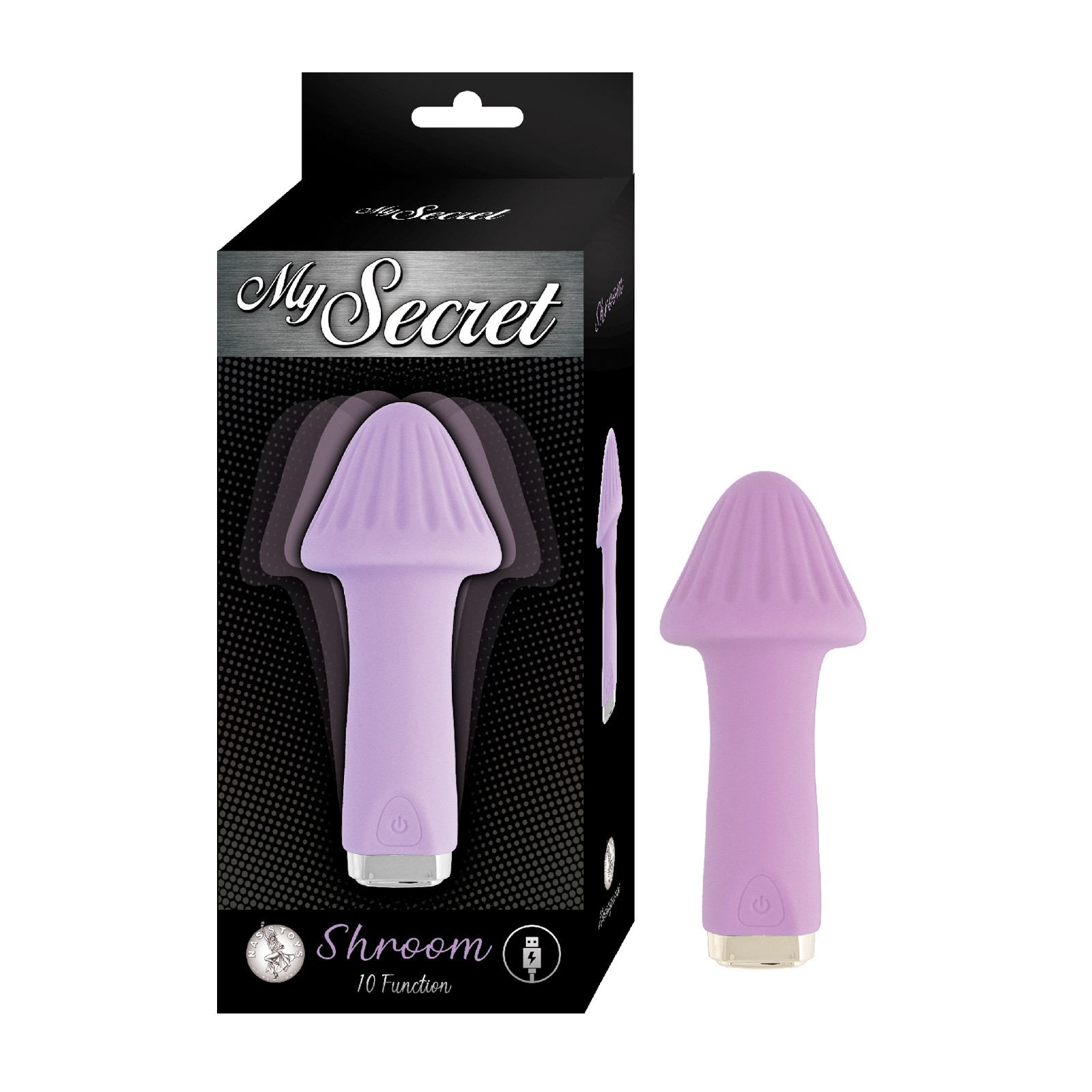 My Secret Shroom Purple Bullet Vibrator for Intense Pleasure