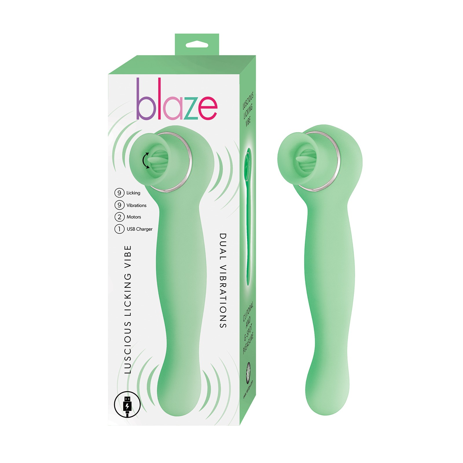 Vibrador Blaze Luscious Licker para Experiencias Únicas