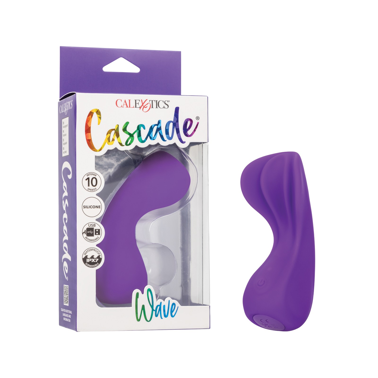 Cascade Wave Purple Waterproof Stimulator