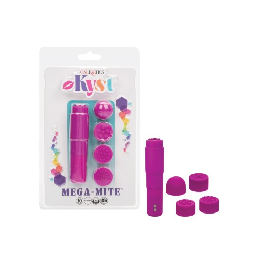 Kyst Mega-Mite Pink Stimulator with Interchangeable Tips