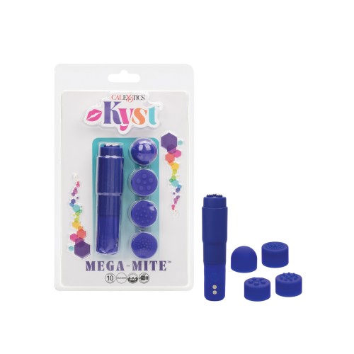 Kyst Mega-Mite Stimulator with Interchangeable Tips Purple