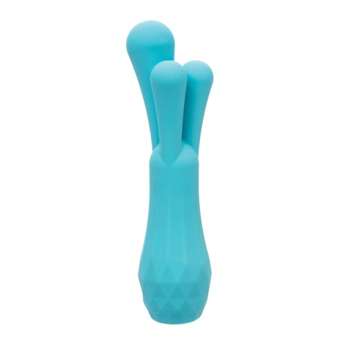 Gia Triple Teaser Vibrator Aqua