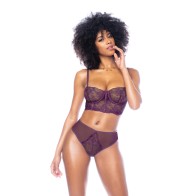 Mulberry Underwire Bustier Set - LG