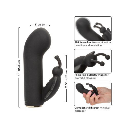 Raven Butterfly G-Spot Vibrator Black