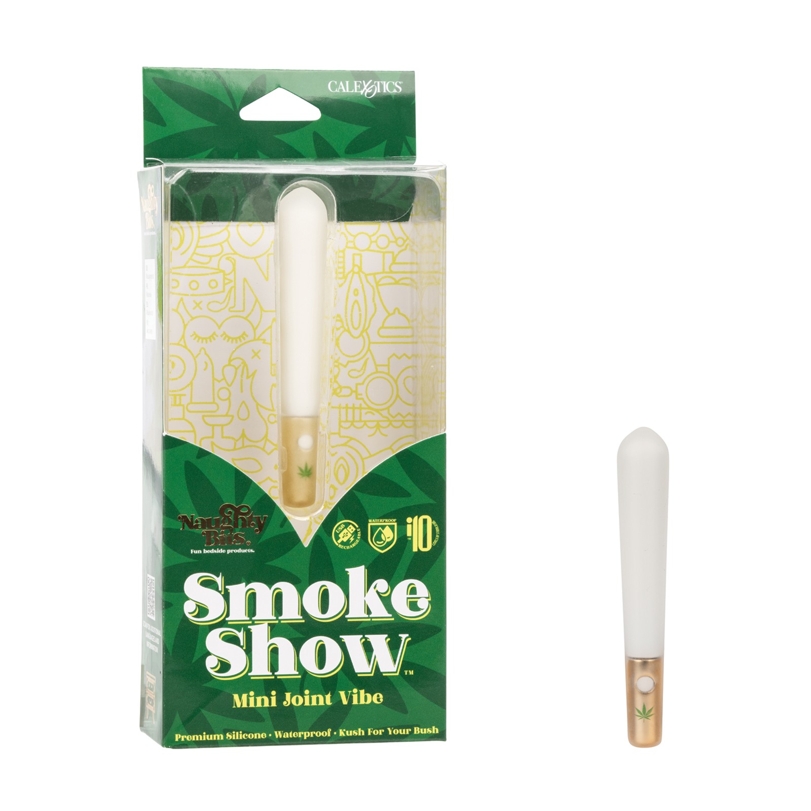 Naughty Bits Smoke Show Mini Joint Vibe - Blanco