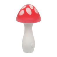 Masajeador Juguetón Muff Shroom Naughty Bites - Rojo/Blanco