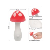 Naughty Bites Muff Shroom Playful Massager - Red/White