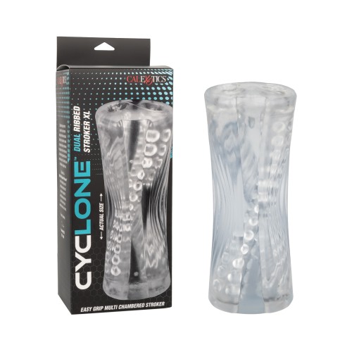 Stroker XL Doble Estriado Cyclone para Placer Mejorado