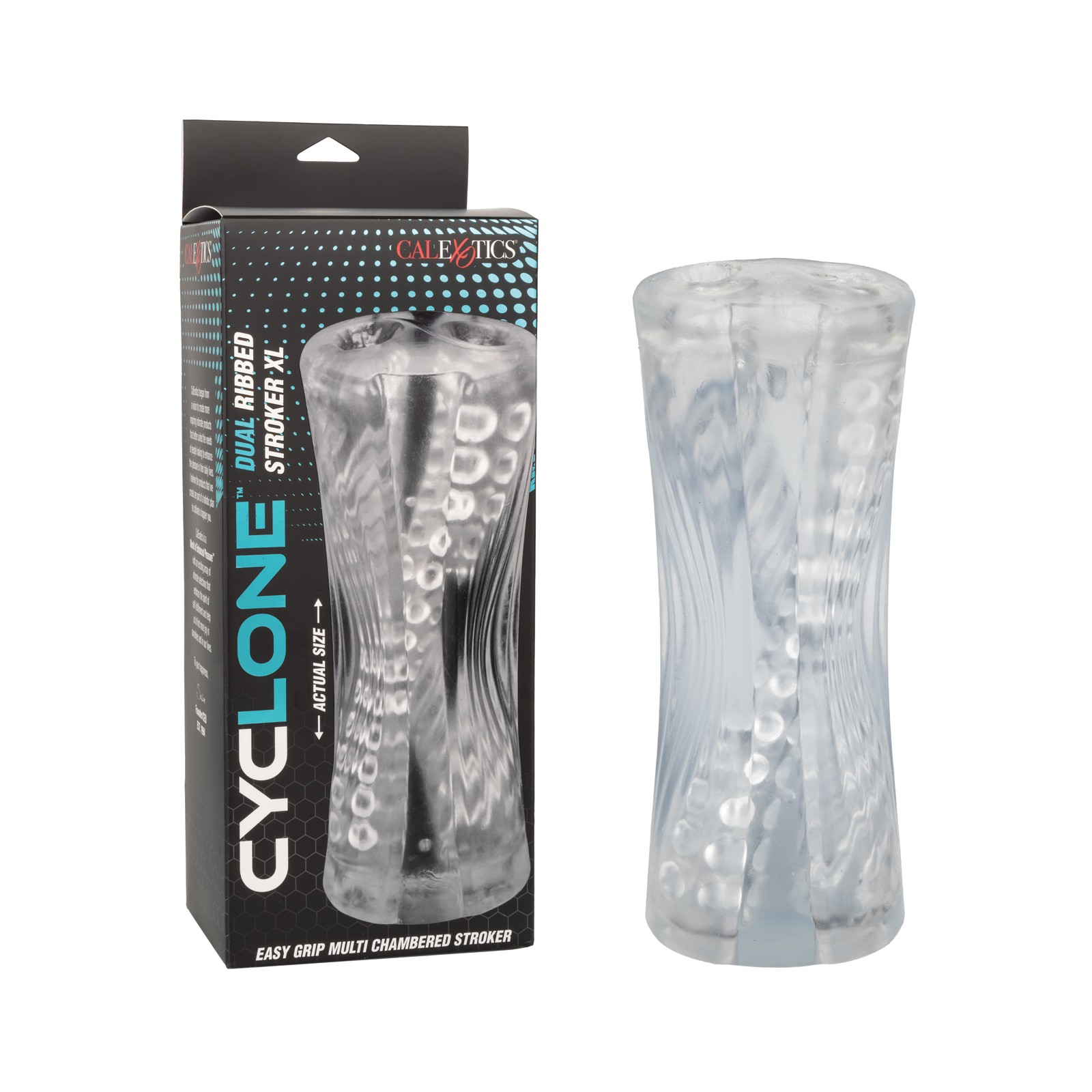 Cyclone Dual Ribbed XL Stroker for Enhanced Pleasure