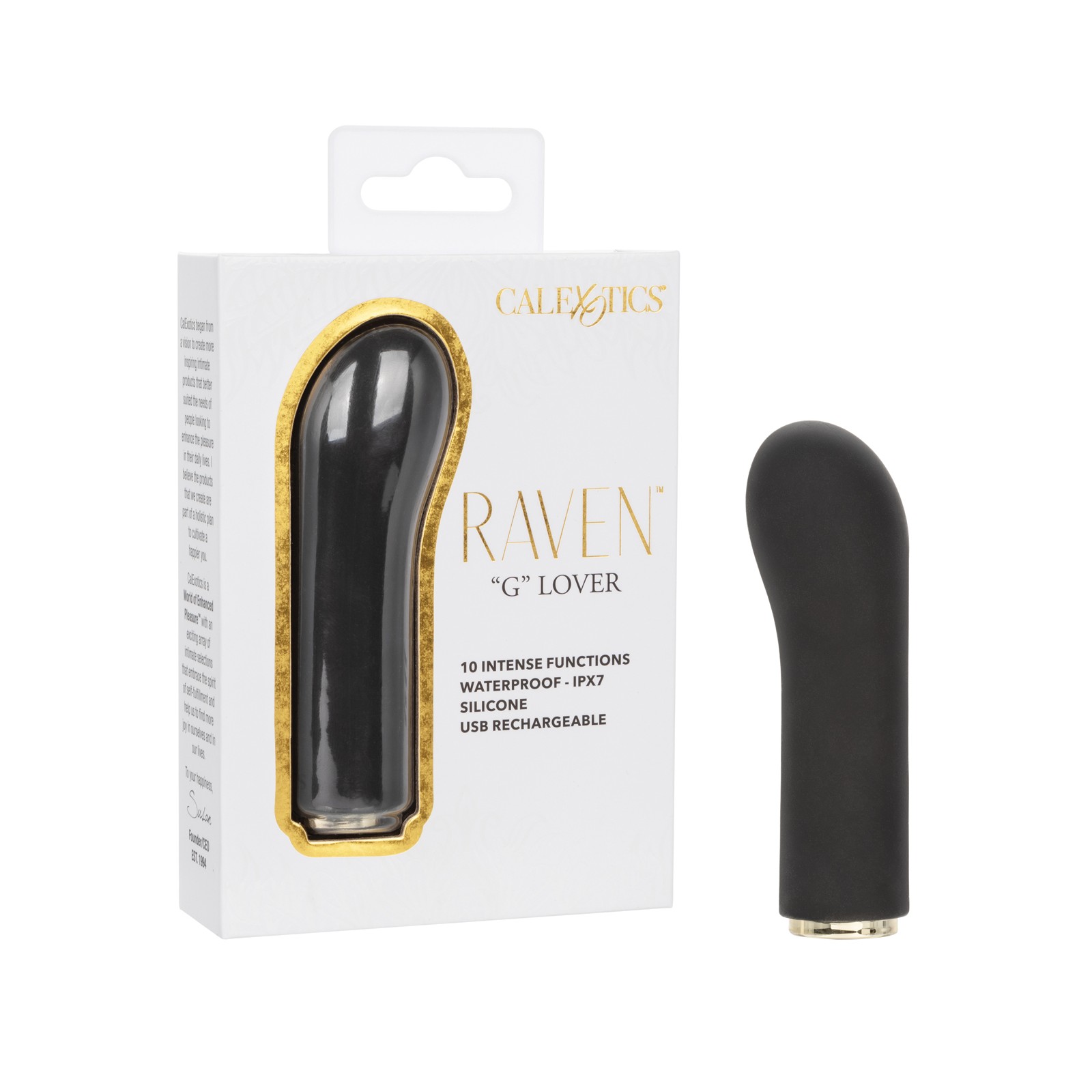 Raven G Lover Vibrator - Black