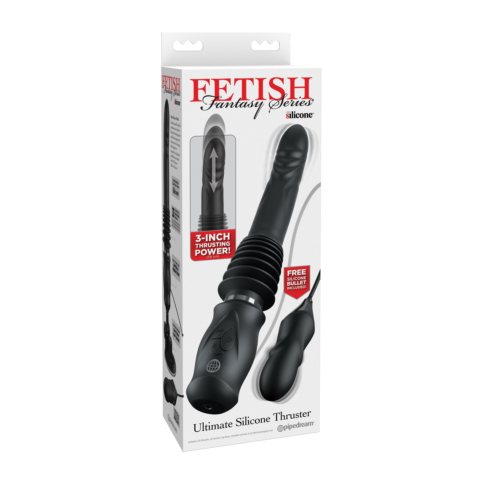 Fetish Fantasy Ultimate Silicone Thruster Black