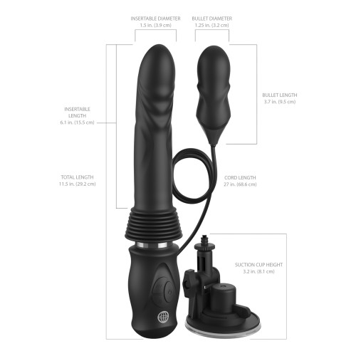 Fetish Fantasy Ultimate Silicone Thruster Black