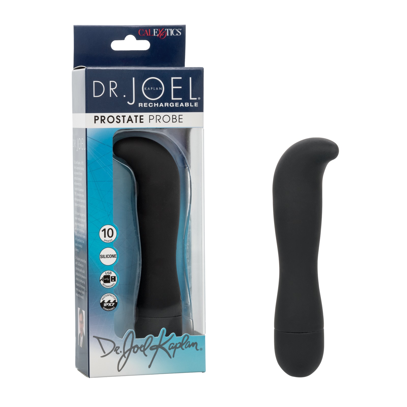 Dr. Joel Kaplan Rechargeable Prostate Probe - Black