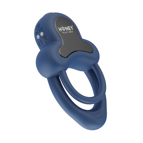 Anello Vibrating Double Cock Ring with Clitoral Stimulator