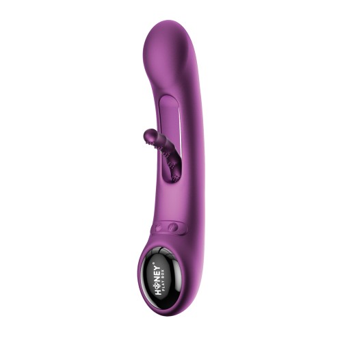 Tempo Pressure Sensing Flapping Vibrator in Purple