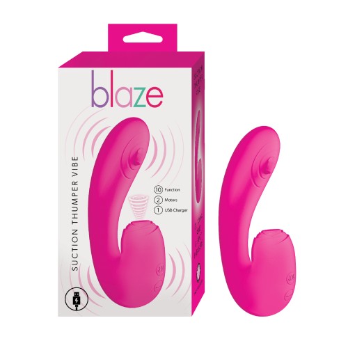 Blaze Suction Thumper Vibe Pink