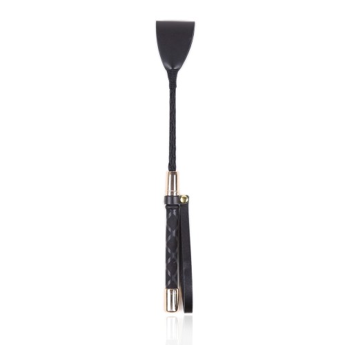 Plesur 12 Inch Riding Crop - Black