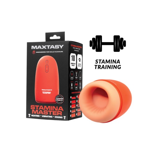 Maxtasy Stamina Master - Heated Vibrating Stroker