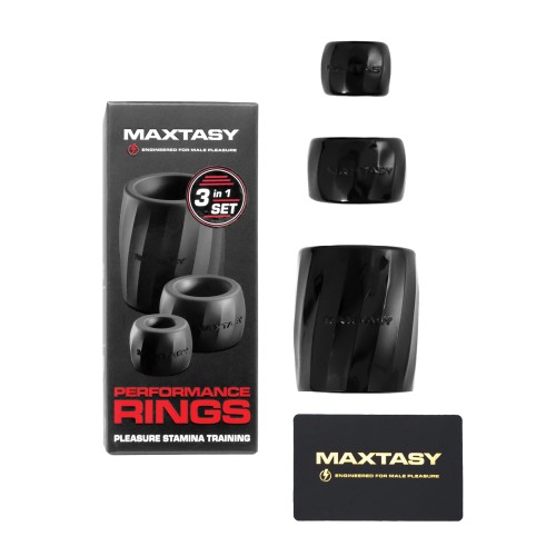 Anillos de Rendimiento Maxtasy Set de 3 para Disfrute Definitivo