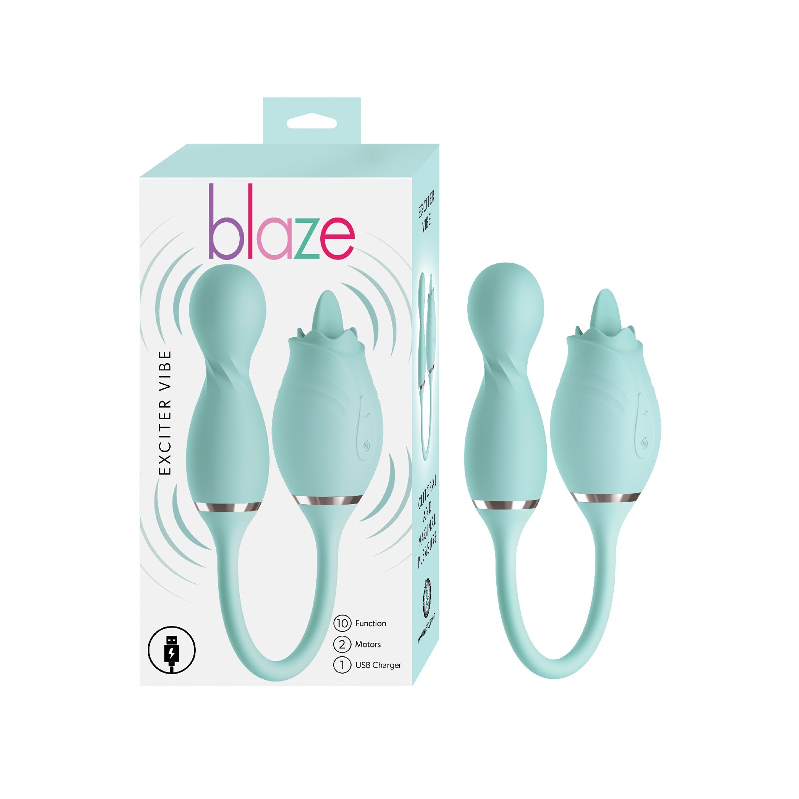 Blaze Exciter Vibe USB Rechargeable Dual Stimulator