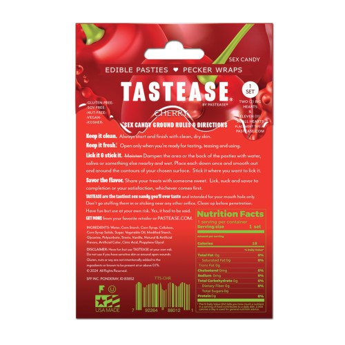 Pastease Tastease Edible Pasties & Pecker Wraps Cherry O S