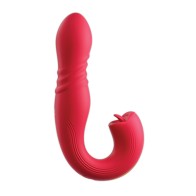 Vibrador para Punto G y Lamer Clítoris Joi Thrust 2 Rojo