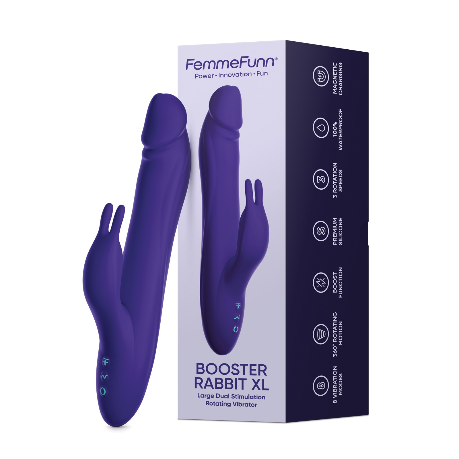 Femme Funn Booster Rabbit XL Purple