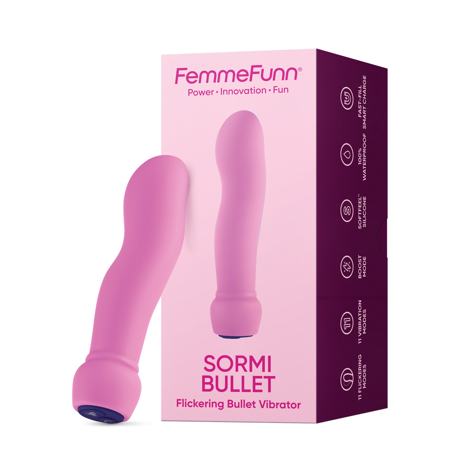 Femme Funn Sormi Bullet Similar a un Dedo - Rosa