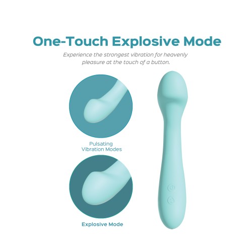 Vibrador G-Spot Delyte Verde Menta