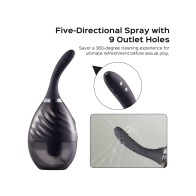 Bulby Auto Spray Anal Douche System Black