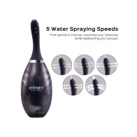 Bulby Auto Spray Anal Douche System Black