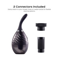 Bulby Auto Spray Anal Douche System Black