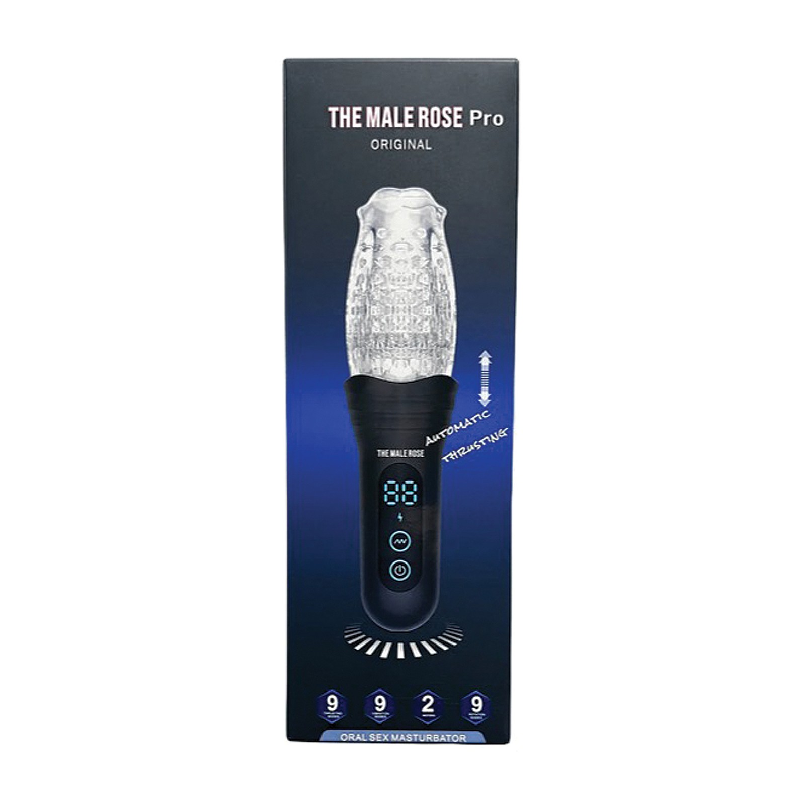 The Male Rose Pro Thrusting Rotating Vibrating Masturbator