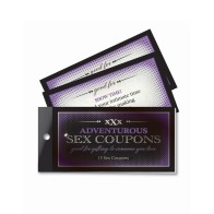 Sexual Adventures Coupon Book for Couples