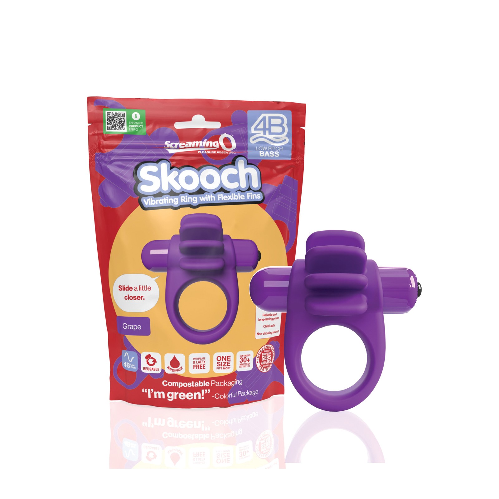 Screaming O 4B Skooch Vibrating Ring