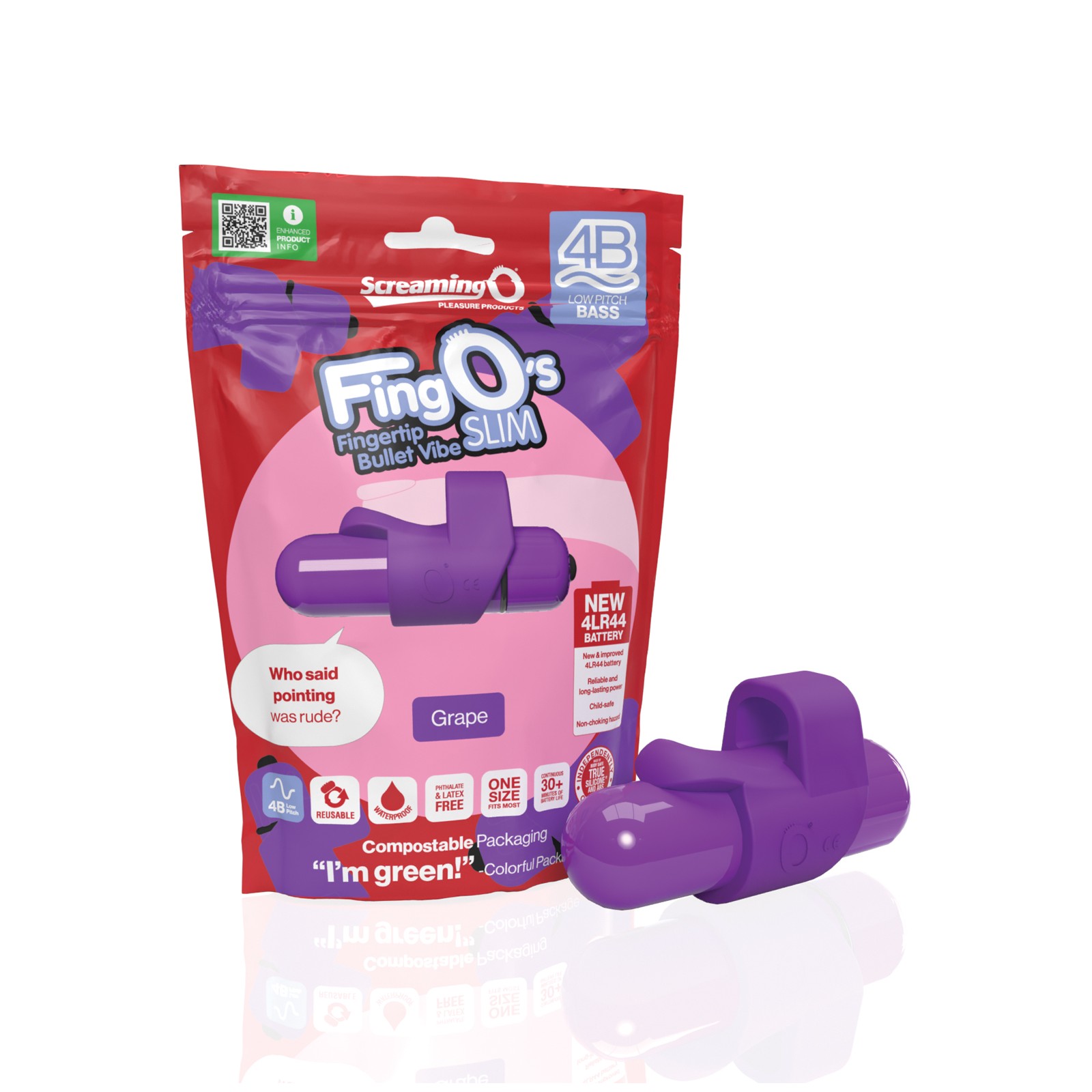 Screaming O 4B FingO Slim - Grape