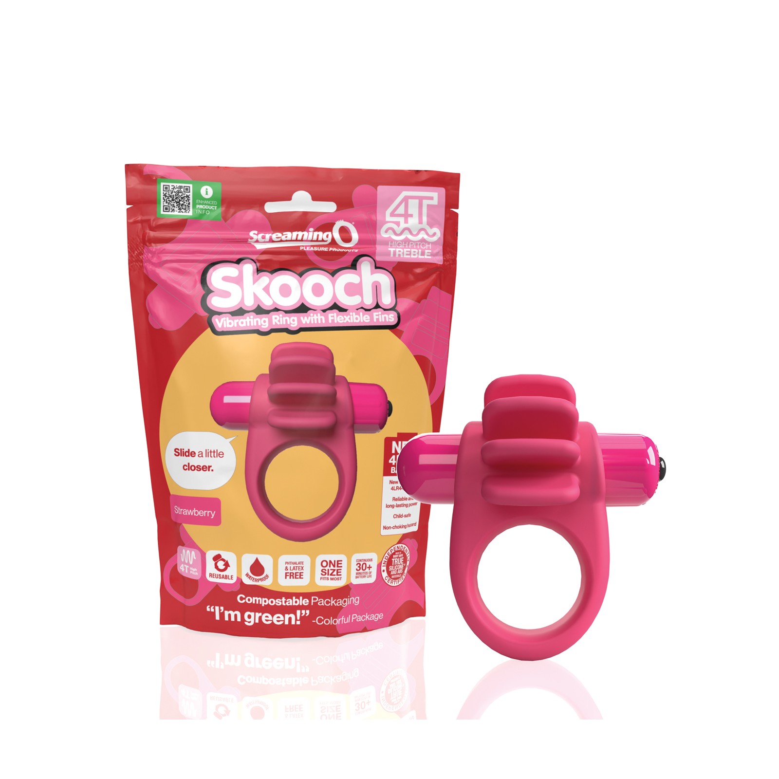 Screaming O 4T Skooch Vibrating Ring for Ultimate Pleasure