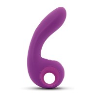 Vibrador Nu Sensuelle Raine Nubii Tapping con Turbo Boost y Calentamiento - Púrpura