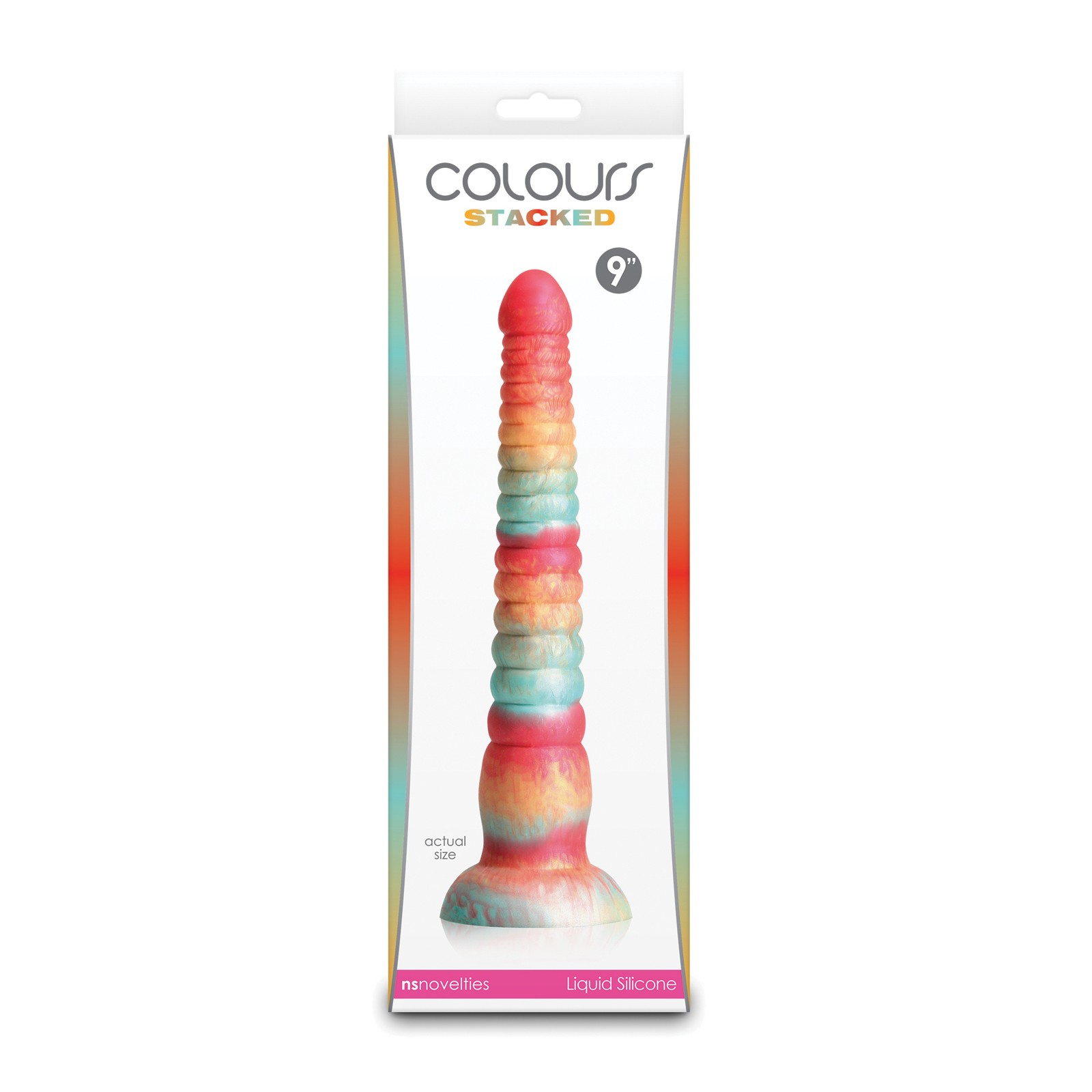 Colours Stacked 9-Inch Dildo for Pleasure