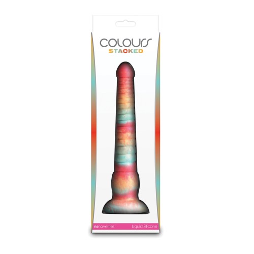 Colours Stacked 9-Inch Dildo for Pleasure