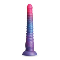 Vibrant Colours Stacked Dildo in Pink and Blue