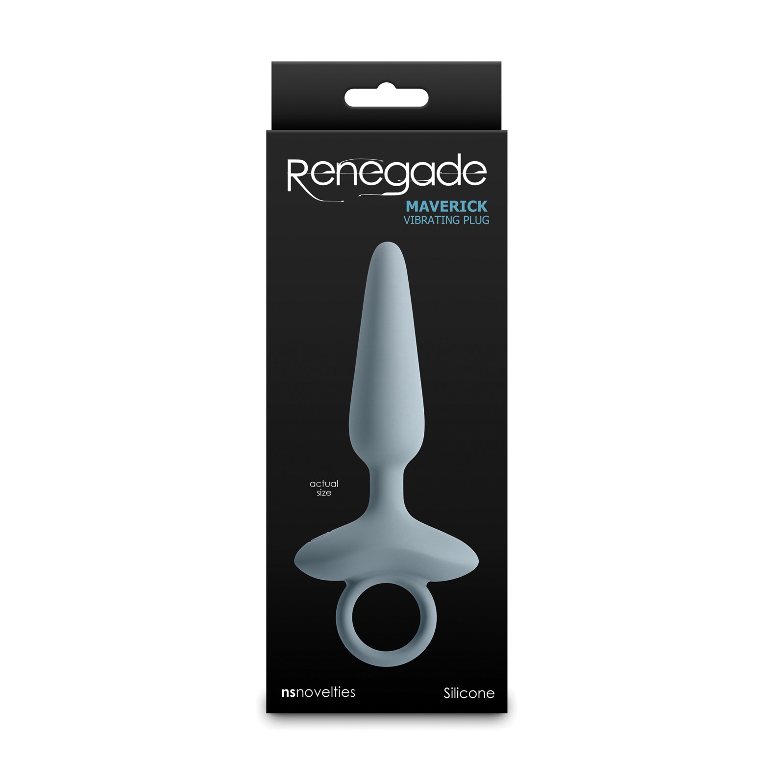 Renegade Maverick Vibrating Anal Plug - Gray