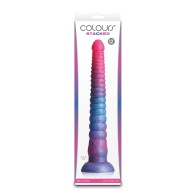 Dildo Apilado de 12 Pulgadas - Rosa/Azul