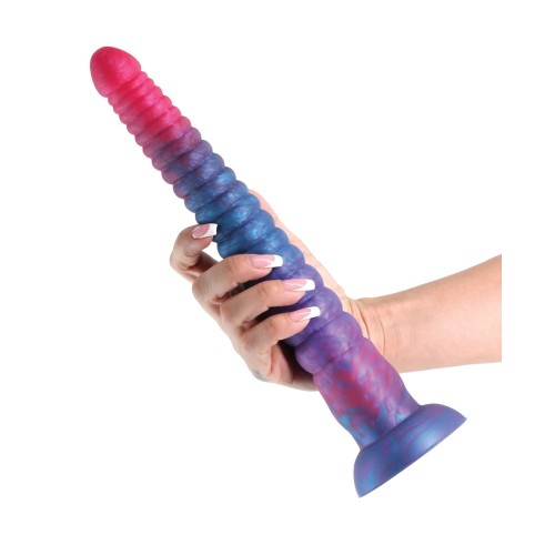 Dildo Apilado de 12 Pulgadas - Rosa/Azul