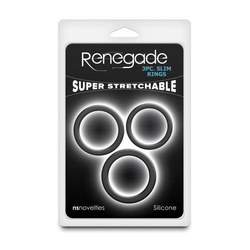 Anillos para el Pene Slim Renegade - Set de 3